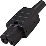 Conector IEC C15 hembra RS PRO, Recto, Montaje de Cable, 250 V, 10A