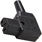 Conector IEC C15 hembra RS PRO, Ángulo de 90° , Montaje de Cable, 250 V, 10A