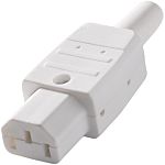 Conector IEC C13 hembra RS PRO, Recto, Montaje de Cable, 250 V, 10A