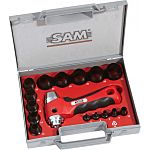 Kit de punzones SAM 694-C-16-N, 16 piezas de 3 → 30mm, uso manual