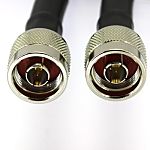 RS PRO Male N Type to Male N Type, 3m, RG213 Coaxial, Terminated50 Ω