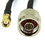 RS PRO Male N Type to Male SMA, 500mm, RG58 Coaxial, Terminated50 Ω