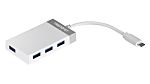 Trendnet 4 Port USB 3.0 USB C  Hub, USB Bus Powered, 85 x 50 x 15mm
