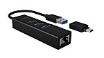 Rozbočovač USB 3.0 IB-HUB1419-LAN ICY BOX