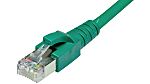 Dätwyler Cables6535, 2m Cat6a, Green RJ45 to RJ45, S/FTP, Terminated
