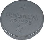 RS PRO CR1025 Button Battery, 3V, 10mm Diameter