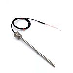 RS PRO PT100 RTD Sensor, 3mm Dia, 100mm Long, 4 Wire, 1/4 BSPP, +250°C Max