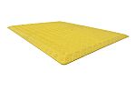 RS PRO Yellow Anti-Slip Polypropylene, Steel Mat, Raised Texture Finish 1620mm x 1.22m