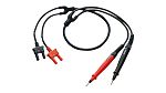 GW Instek Test lead, Black, Red, 1.1m Lead Length