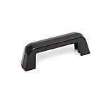 RS PRO Gloss Black Thermoplastic Cabinet Handle 60 mm Height, 37mm Width, 150mm Length