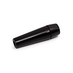RS PRO Gloss Black Thermoplastic Cabinet Handle 18 mm Height, 40mm Length