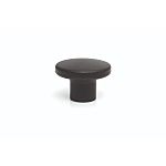 RS PRO Black Thermoplastic Button Clamping Knob, M5, Threaded Mount