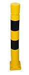 RS PRO Black & Yellow Polyurethane Post