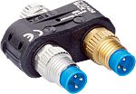 SICK Connector, Screw Mount, M8 Connector, Plug, Male, IP67, YF8U14 Series