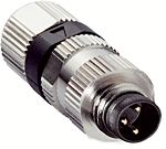 SICK Connector, M8 Connector, Plug, Male, IP68, STE Series