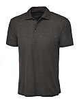 RS PRO Charcoal 20% Organic Cotton, 30% Recycled Cotton, 50% Recycled Polyester Polo Shirt, UK- Large
