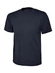 RS PRO Navy 100% Cotton Short Sleeve T-Shirt, UK- 3XL