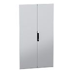 Schneider Electric PanelSeT Series Lockable Sheet Steel RAL 7035 Double Door, 1766mm H, 969mm W for Use with PanelSeT