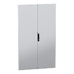 Schneider Electric PanelSeT Series Lockable Sheet Steel RAL 7035 Double Door, 1966mm H, 1.169m W for Use with PanelSeT