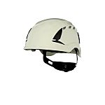 SecureFit Green Hard Hat with Chin Strap, Adjustable, Ventilated