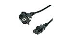 B3 Cable Solutions H05VVF 0.75 mm² 3 Core Power Cable, Black Polyvinyl Chloride PVC, 1m