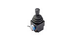 APEM 1-Axis Joystick Conical, Proportional Dual Axis, IP67 24V dc