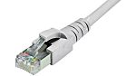 Dätwyler Cables6535, 15m Cat6a, Grey RJ45 to Male RJ45 Male LSZH Sheath