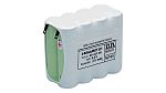 Gp Batteries 9.6V NiMH Rechargeable Battery, 1.5Ah