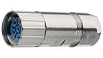 Hummel Socket, 6 Contacts, Cable Mount, M23 Connector, Socket, Female, IP67, IP69K