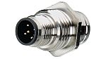 Lumberg Automation Connector, 5 Contacts, Panel Mount, M12 Connector, Plug, Male to Female, IP67, M12 Lumberg Series