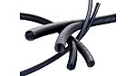 PMA Uster Corrugated Loom Tubing Conduit, 36.6mm Nominal Diameter, Polypropylene, Black