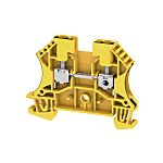 Weidmüller 1020190000 WDU Series Black, Yellow, 4mm², 1-Level, Screw Termination, ATEX, IECEx