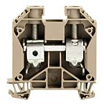 Weidmüller 1020600000 WDU Series Dark Beige, 35mm², 1-Level, Screw Termination, ATEX, IECEx