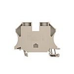 Weidmüller 1040400000 WDU Series Dark Beige, 35mm², 1-Level, Screw Termination, ATEX, IECEx