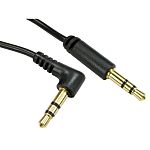 RS PRO Male 3.5mm Stereo Jack to Male 3.5mm Stereo Jack Aux Cable, Black, 10m