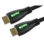 1m HDMI Cable with Green LED Illuminated