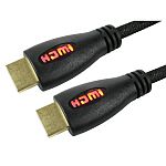 1m HDMI Cable with Red LED Illuminated C