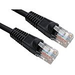 Cable Ethernet Cat5e UTP RS PRO de color Negro, long. 10m, funda de LSZH, Libre de halógenos y bajo nivel de humo (LSZH)