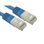 RS PRO Cat5e Straight Male RJ45 to Straight Male RJ45 Ethernet Cable, FTP, Blue PVC Sheath, 10m