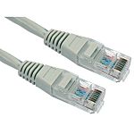 RS PRO, 1.5m Cat5e, Grey RJ45 to Male RJ45 Male, UTPUnshielded, Terminated PVC Sheath