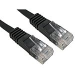 RS PRO, 10m Cat5e, Black RJ45 to Male RJ45 Male, UTPUnshielded, Terminated PVC Sheath