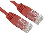 RS PRO, 3m Cat5e, Red RJ45 to Male RJ45 Male, UTP Unshielded, Terminated PVC Sheath
