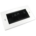 RS PRO 2 Way Brush Network Faceplates