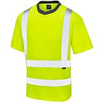 Leo Workwear T01-Y-LEO Yellow Unisex Hi Vis T-Shirt, 3XL