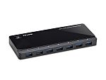 TP-Link 7 Port USB 3.0 USB A, USB B  Hub, Adapter Powered, 165 x 65.5 x 17.5mm