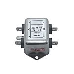Silnoproudý filtr, 0.1μF, 115/250 V AC, 50 → 60Hz, Montáž na rám 2 x 10mH, Rychlé nasazení, 10A, 0,5/1,0 mA, RS