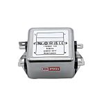 Silnoproudý filtr, 0.47μF, 115/250 V AC, 50 → 60Hz, Montáž na rám 2 x 6,5mH, Rychlé nasazení, 10A, 0,5/1,0 mA,