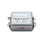 Silnoproudý filtr, 0.47μF, 115/250 V AC, 50 → 60Hz, Montáž na rám 2 x 1,0mH, Rychlé nasazení, 10A, 0,5/1,0 mA,