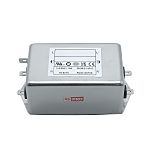 Silnoproudý filtr, 1.0μF, 115/250 V AC, 50 → 60Hz, Montáž na rám 2 x 50uH, Rychlé nasazení, 10A, 0,5/1,0 mA, RS