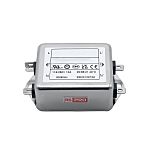 Silnoproudý filtr, 0.47μF, 115/250 V AC, 50 → 60Hz, Montáž na rám 2 x 1,0mH, Rychlé nasazení, 10A, 1.0/2,0 mA,